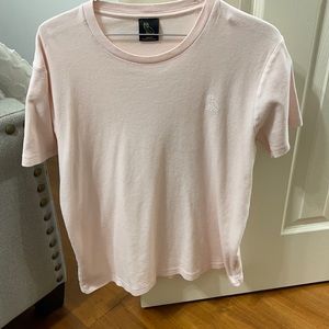 OVO Pink Owl Raised Logo Shirt (Lightly Used)